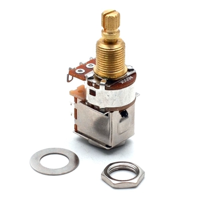 16mm Dorong Tarik Potensiometer DPDT Gitar Listrik Untuk Gitar Bass Listrik