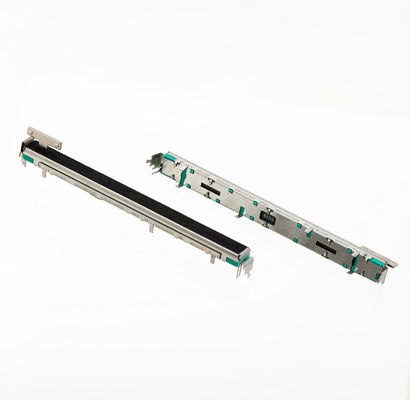 C10042N Metal Handle 100mm Travel 8.1 Mm Wide Digunakan Untuk Konsol Suara Earphone Dan Mikrofon